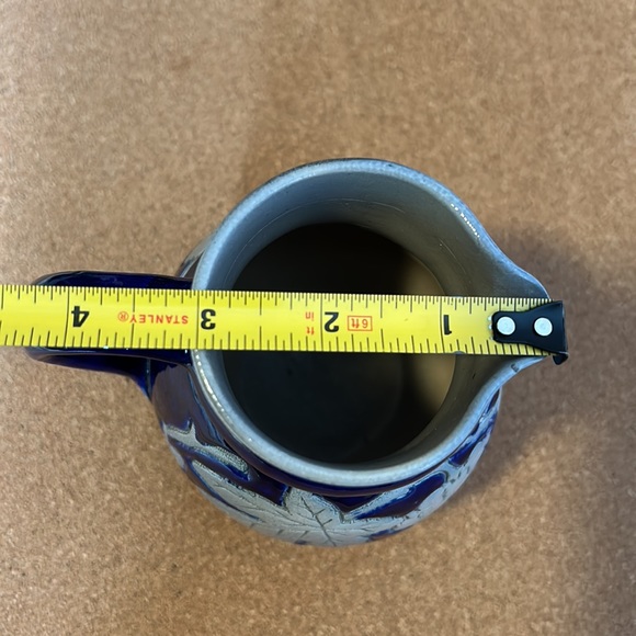 Betschdorf Alsace France Paul Schmitter Salt Glaze Pottery~Pitcher~Signed - Picture 11 of 16